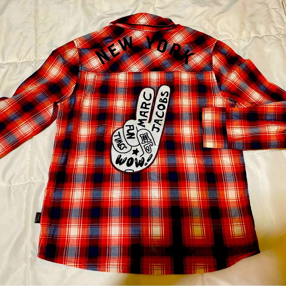 Marc Jacobs kids lightweight shirt w patches